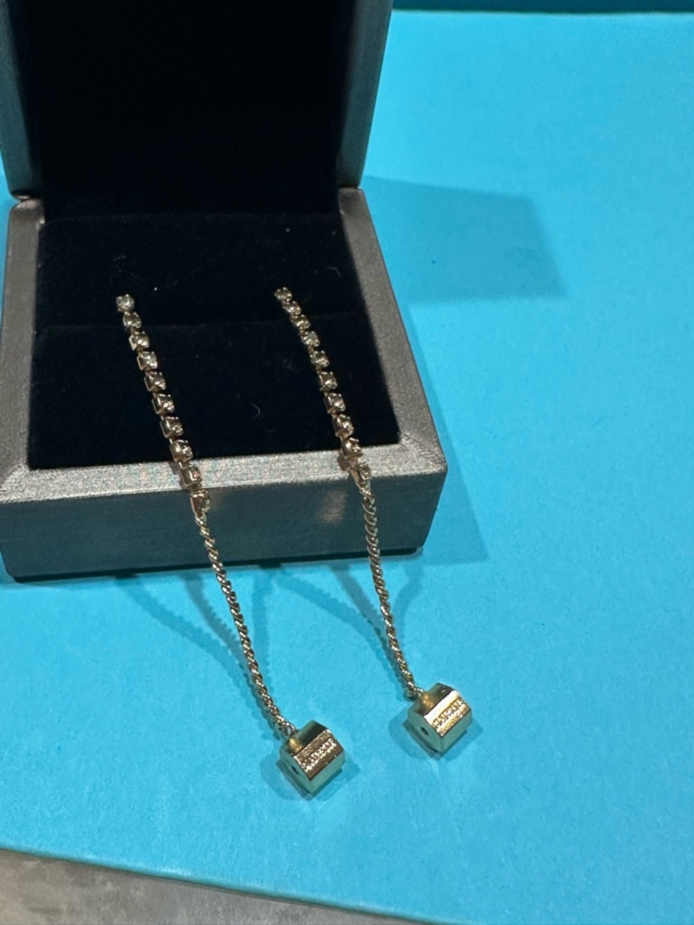 All Saints Kirsty Curb Chain Loop Earrings - Picture 7 of 11